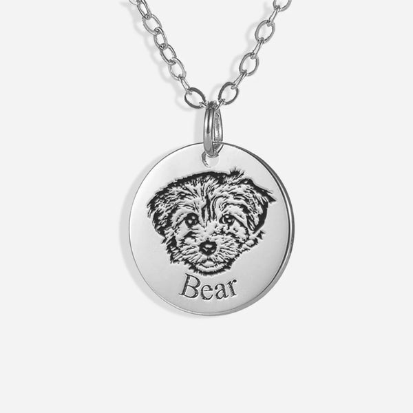 Personalised Pet Face Necklace